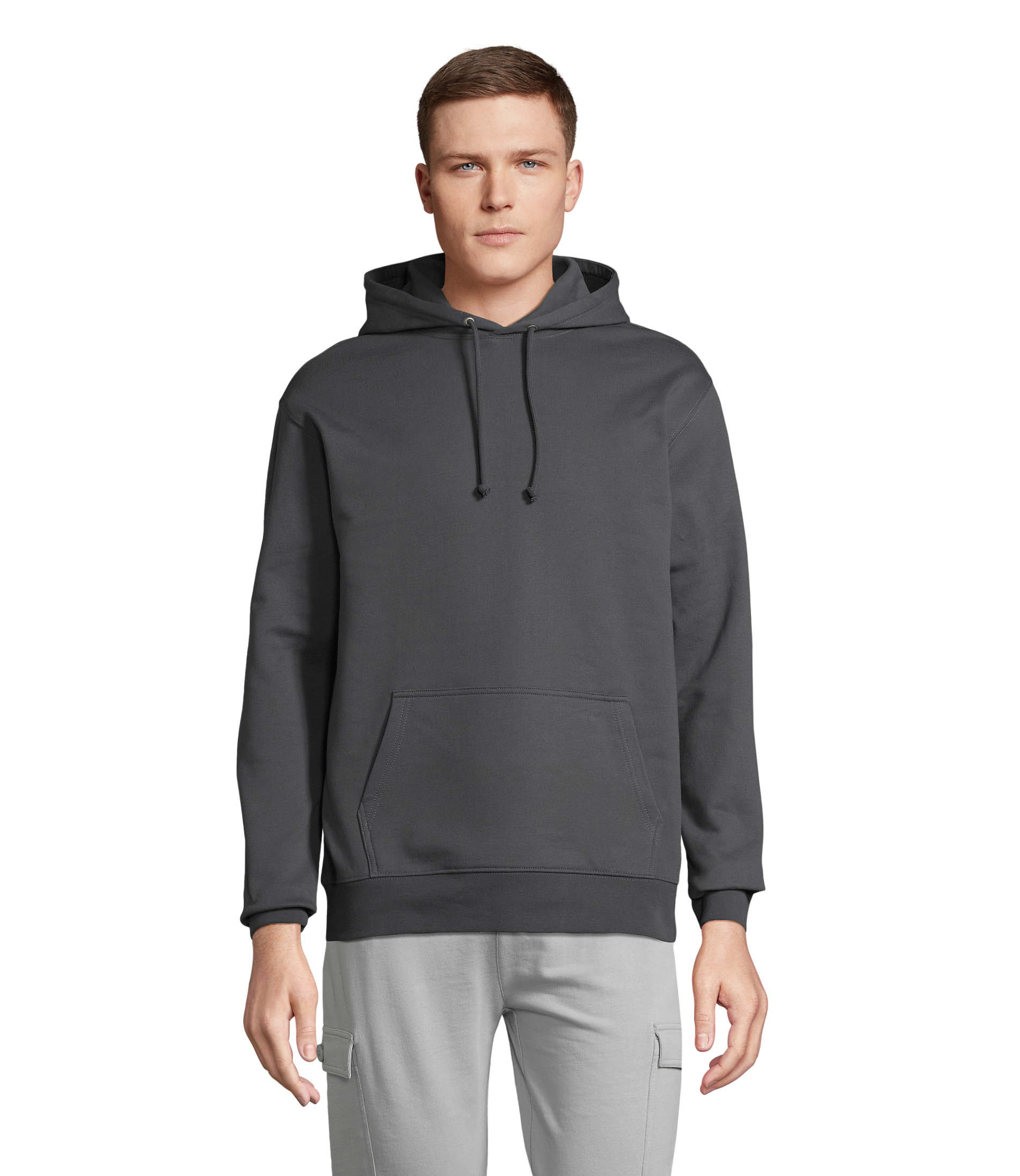 Sweat à capuche unisexe promotionnel CONDOR gris souris